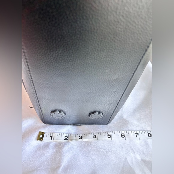 NWT Brighton Leopard Lex Tote Uptown Spots Black Leather Embroidered Flowers - Picture 8 of 15